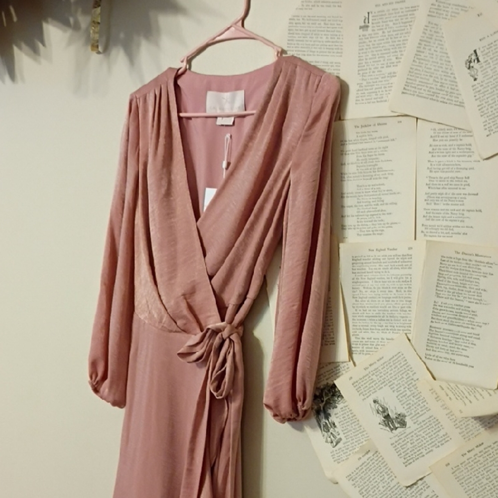 Elegant Gal Meets Glam Jennifer Wrap Dress